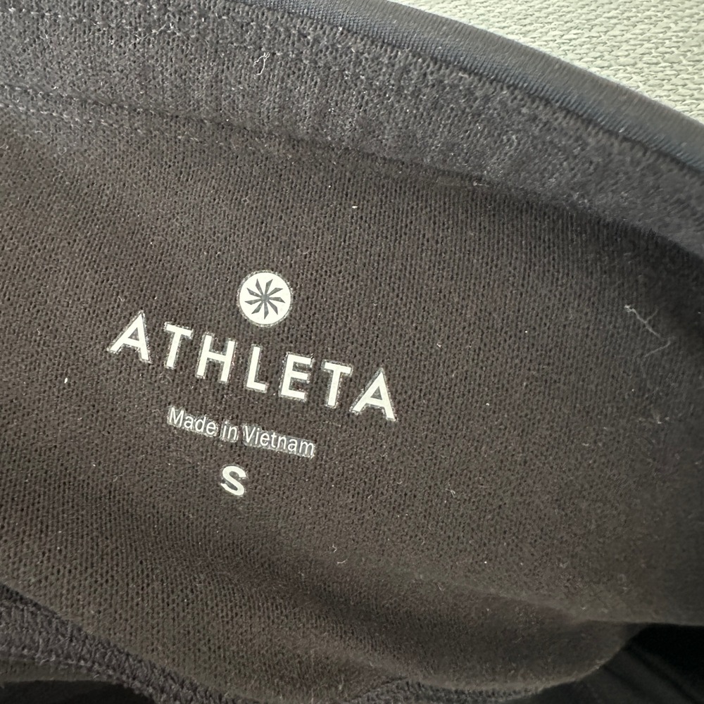 Athleta Ranier High Rise‎ Leggings Womens S Black Athleisure Workout Activewear - Picture 14 of 15